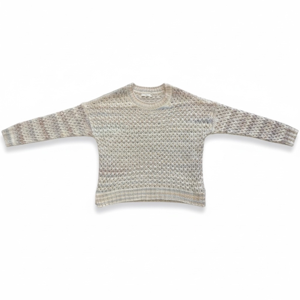 Anthropologie Sweater Women Medium Chunky Knit Multicolor Cozy Boho Pullover